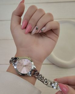 گوچی صورتی گرد بند بزرگ